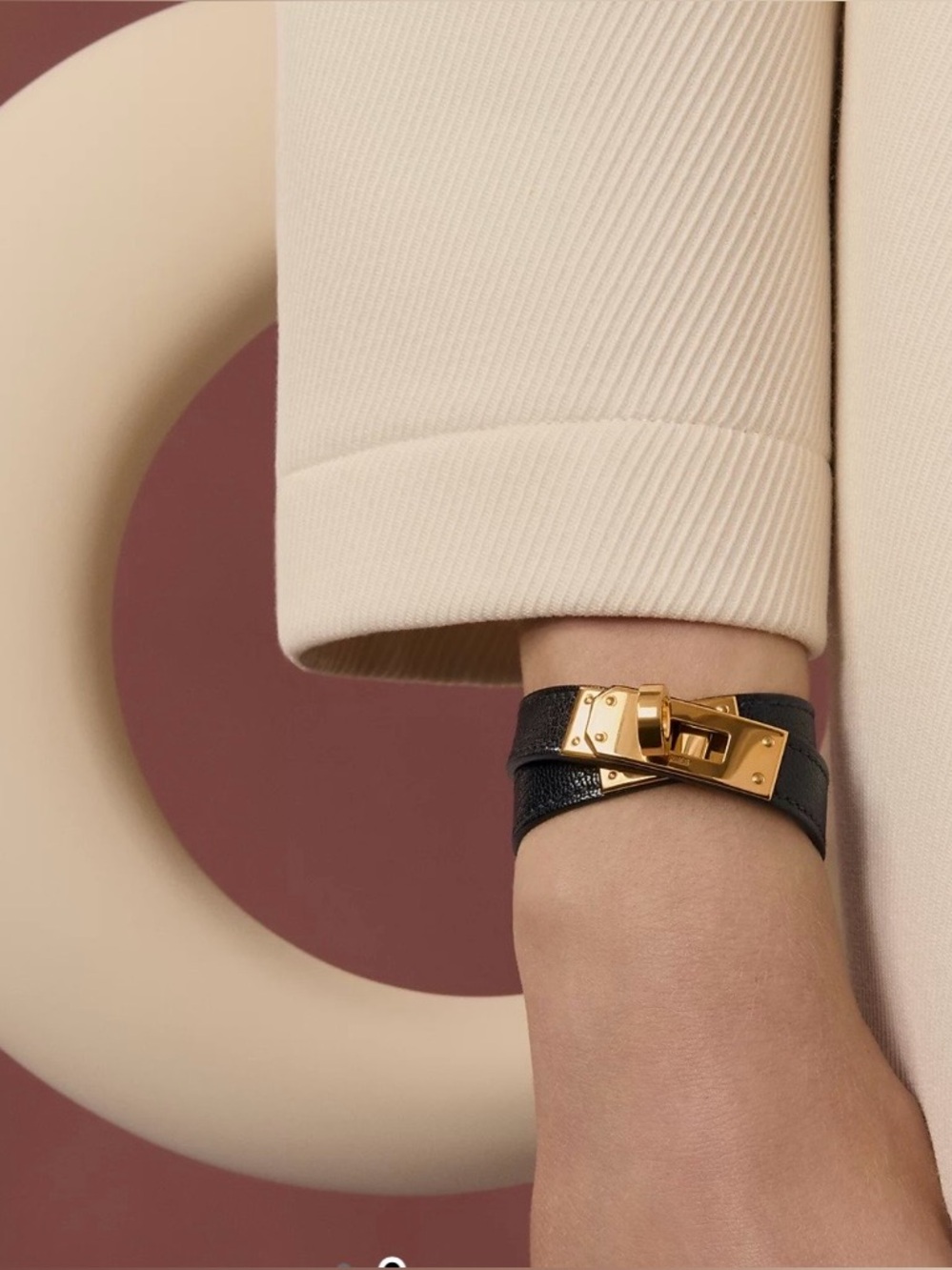 Mother’s Day gift! Hermes Kelly double tour bracelet - Picture 6 of 6